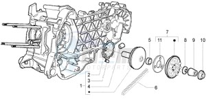 Beverly 125 RST drawing Driving pulley