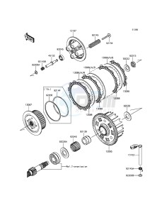 Z800 ZR800CGF UF (UK FA) XX (EU ME A(FRICA) drawing Clutch