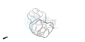 CB125T drawing GASKET KIT B