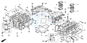 GL1800A drawing CYLINDER HEAD