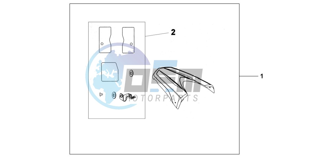 REAR SEAT COWL PB-324C