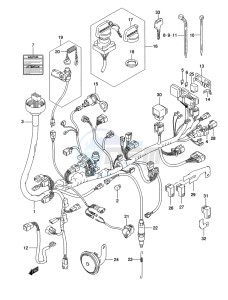 LT-A500XP Z drawing WIRING HARNESS (LT-A500XPL2 P17)