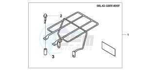 SFX50S drawing REAR CARRIER(SFX)