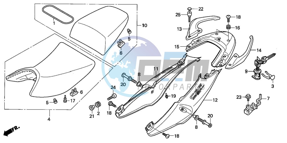 SEAT/SEAT COWL