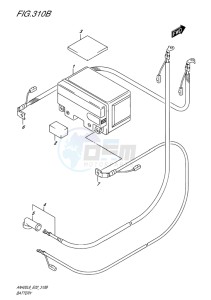 AN400 ABS BURGMAN EU-UK drawing BATTERY