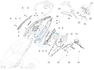 ETV Caponord 1200 USA USA drawing Rear Body