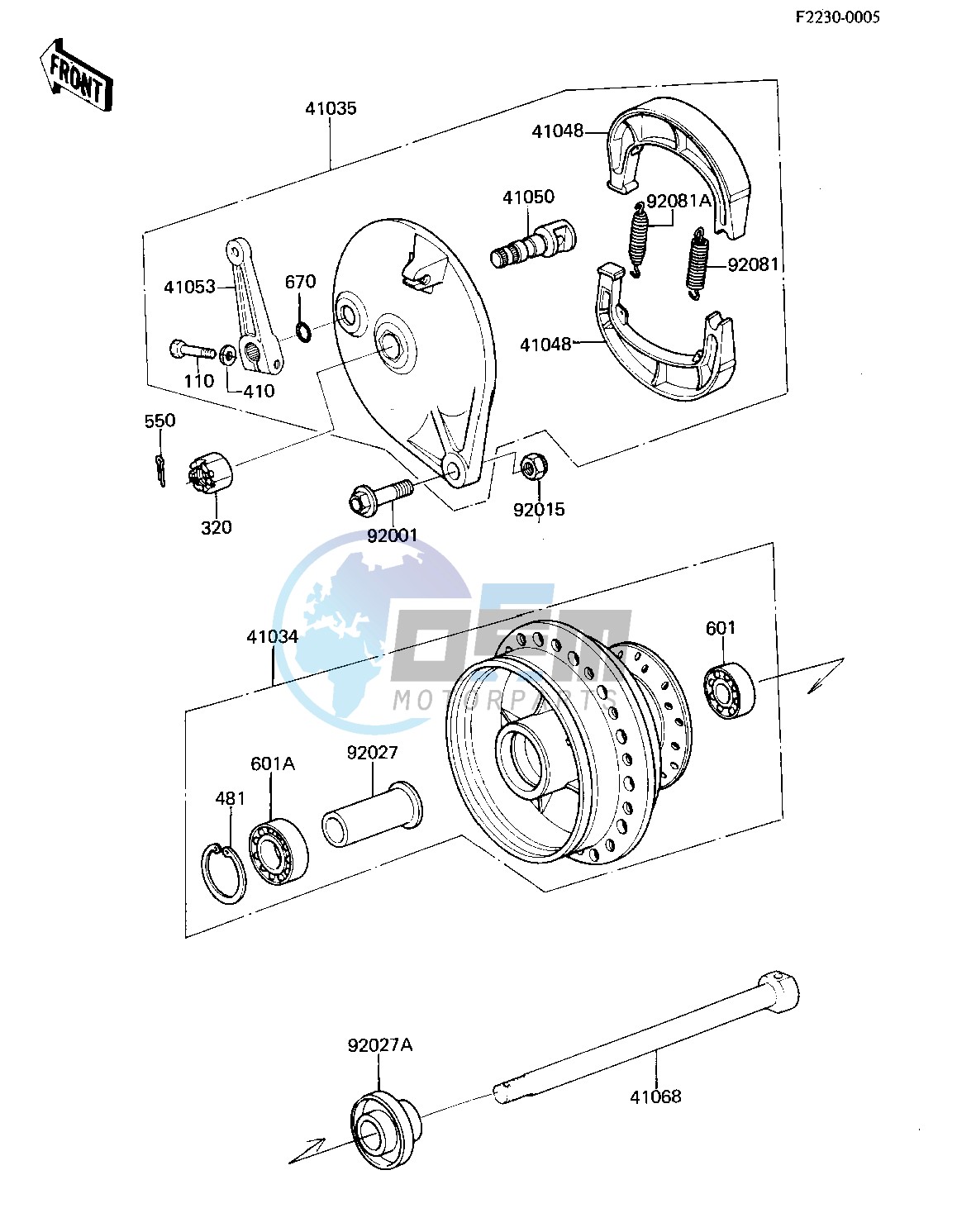 FRONT HUB_BRAKE -- 81 A7- -