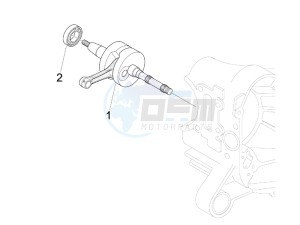 Fly 50 4T 2V 25-30Km/h drawing Crankshaft