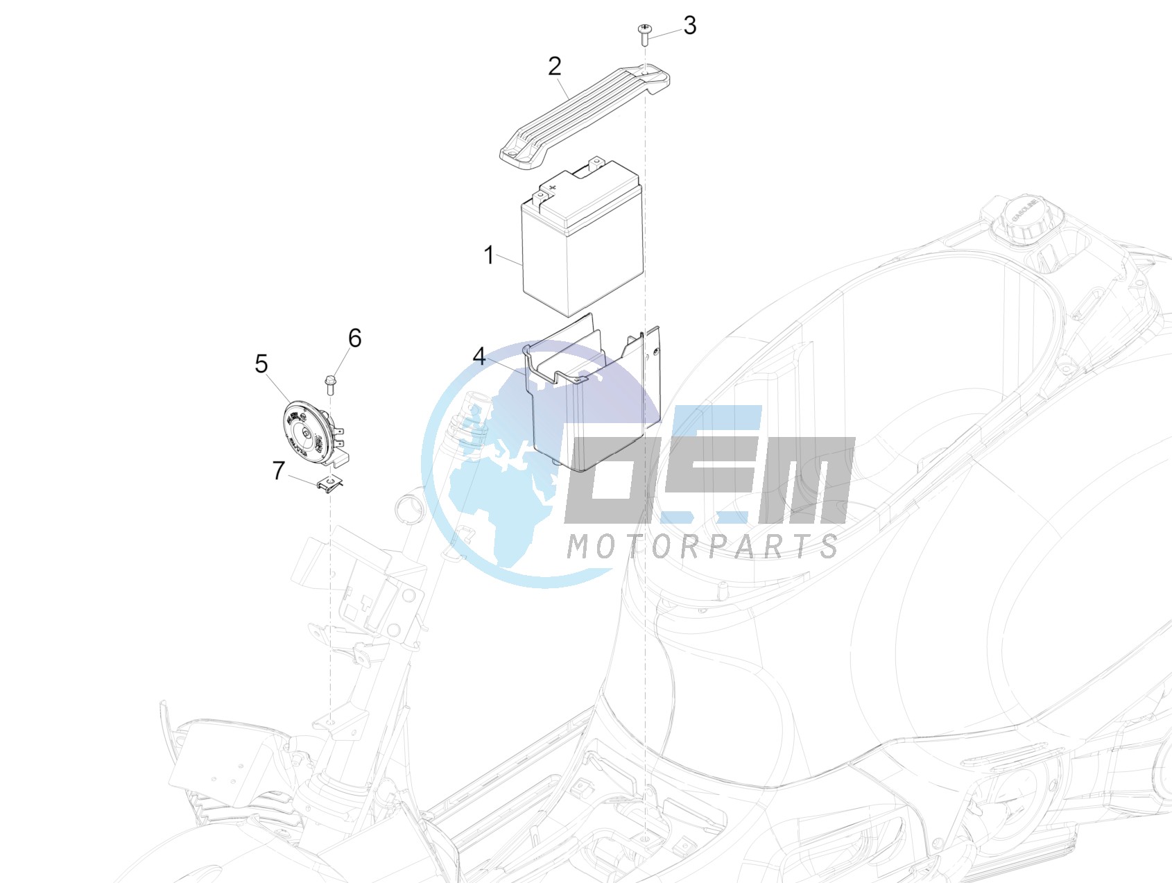 Remote control switches - Battery - Horn