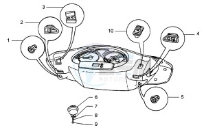 Hexagon 250 GT (5791881) 5791881 drawing Electrical systems