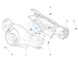 LX 150 4T ie USA drawing Handlebars coverages