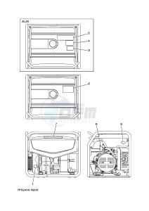 EF5500FW 357 (7P52 7P53 7P53) drawing EMBLEM & LABEL 1