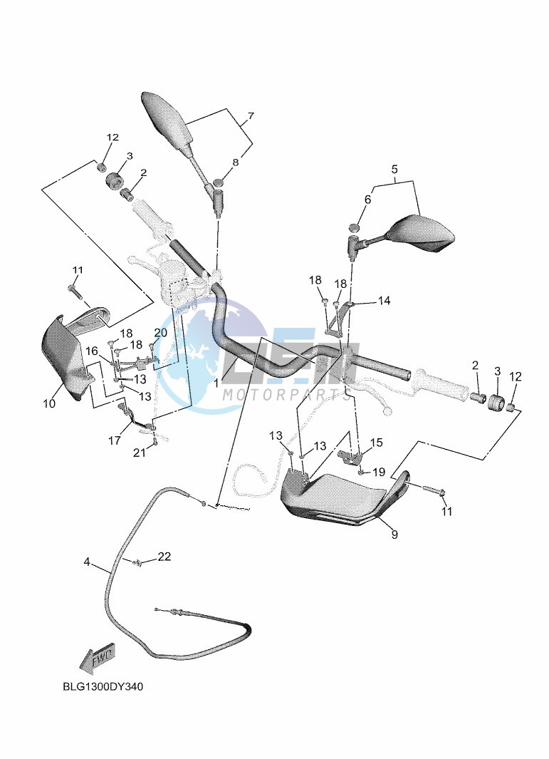 STEERING HANDLE & CABLE