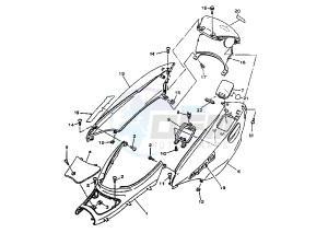 YP MAJESTY 150 drawing SIDE COVER