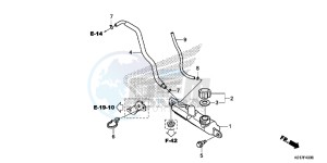 SH125ADD SH125i UK - (E) drawing RESERVE TANK