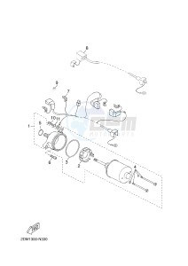 YP125R X-MAX125 (2DM1 2DM1) drawing STARTING MOTOR