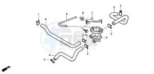 VT750C drawing AIR SUCTION VALVE