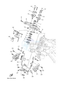 MTM850 MTM-850 XSR900 (B90R) drawing STEERING