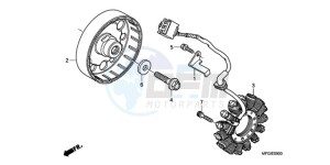 CB600FA UK - (E / MKH) drawing GENERATOR