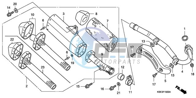 EXHAUST MUFFLER