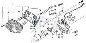 NV400C drawing TAILLIGHT (NV400C/600C)