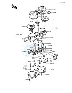 KZ 1100 L [LTD SHAFT] (L1) [LTD SHAFT] drawing METERS