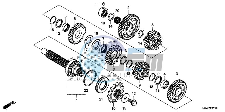 TRANSMISSION (COUNTERSHAFT)