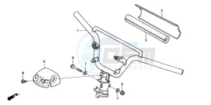 SFX50S drawing STEERING HANDLE/ HANDLE COVER (2)