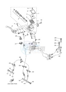 MT09TRA MT-09TRA TRACER 900 (2SC1 2SC2) drawing FRONT MASTER CYLINDER