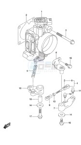 DF 140A drawing Throttle Body