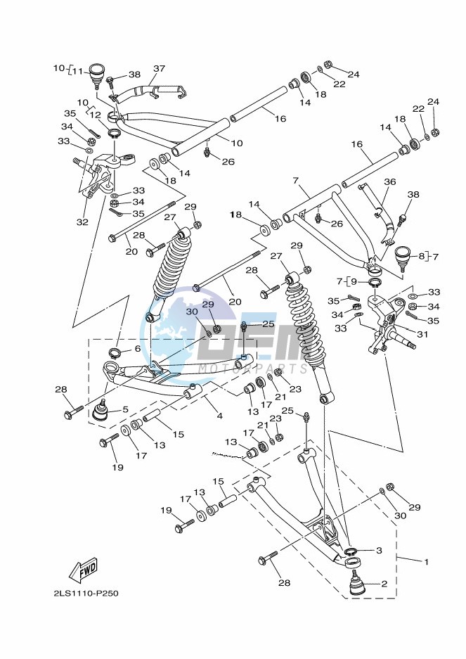 FRONT SUSPENSION & WHEEL