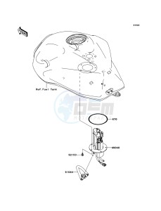 Z750 ZR750J6F FR GB XX (EU ME A(FRICA) drawing Fuel Pump