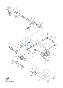 FJR1300-AS (1MD1 1MD2) drawing SHIFT SHAFT