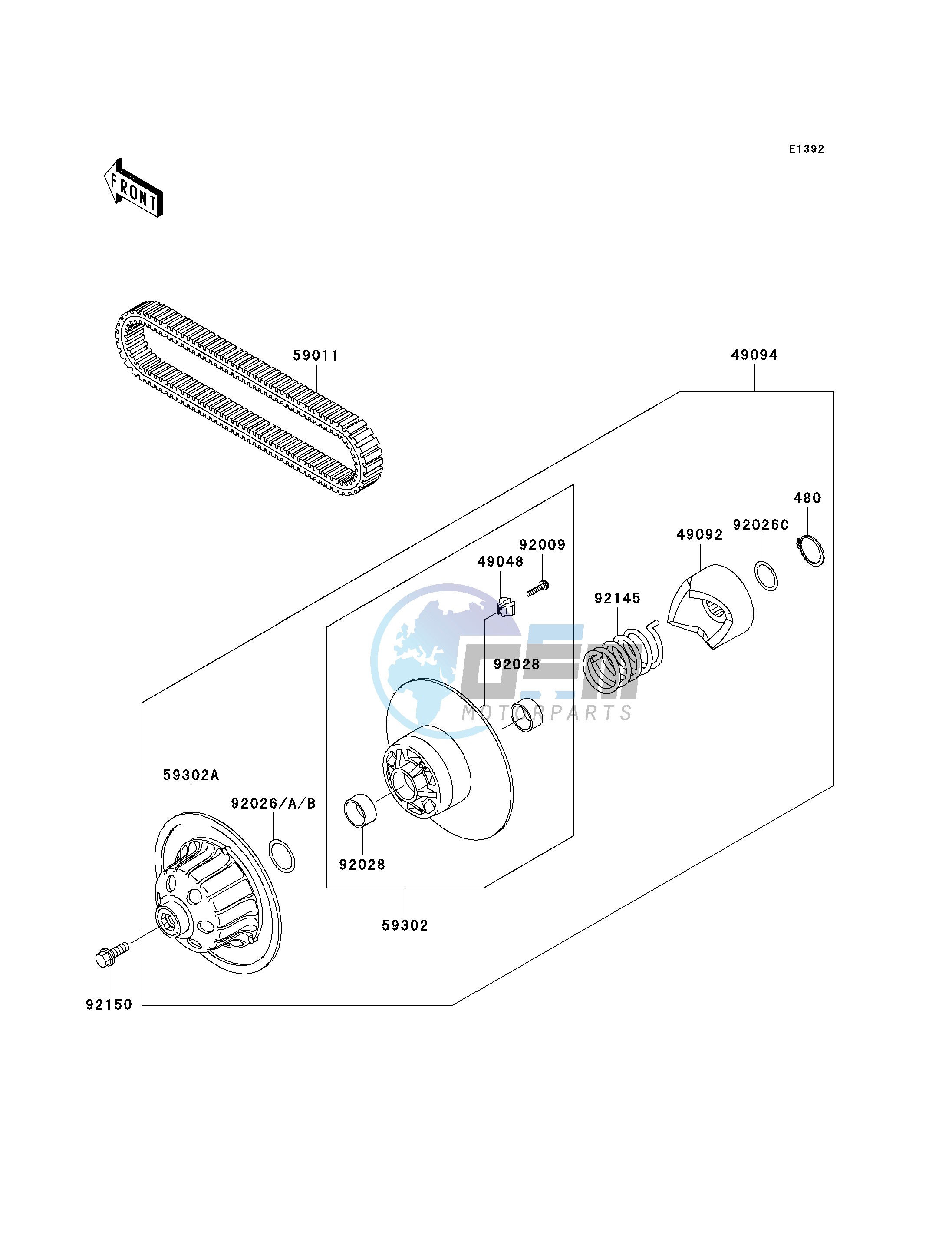 DRIVEN CONVERTER_DRIVE BELT