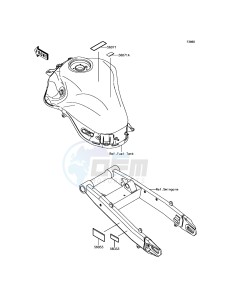 Z900 ABS ZR900BHF XX (EU ME A(FRICA) drawing Labels