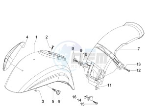 S 50 2T (25 Kmh) B-NL drawing Wheel housing - Mudguard