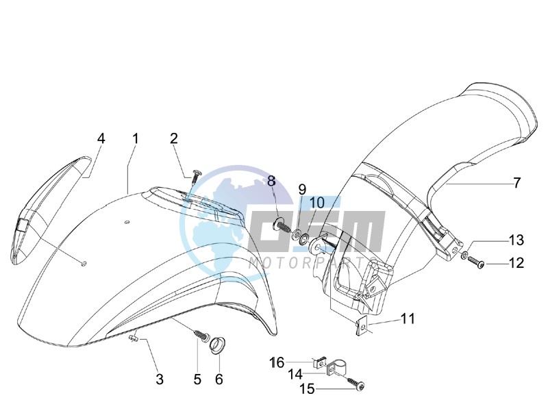 Wheel housing - Mudguard