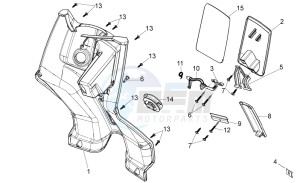 Sport City One 125 4T e3 drawing Central body I