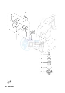 YP250R X-MAX 250 X-MAX 250 (1YS9 1YS9 1YS9) drawing OIL PUMP