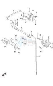 DF 20A drawing Clutch Rod Remote Control