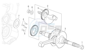 Scarabeo 400-492-500 Light drawing Drive shaft