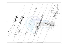 TERRA - ADVENTURE - 125 CC VTHTS1A2B VTHTS1A1A 4T EU3 - 4T ADVENTURE drawing FRONT FORK, KYB