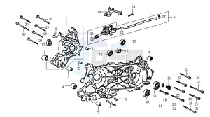 SHARK 50 drawing CRANKCASE