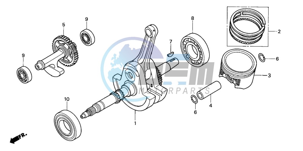 CRANK SHAFT/PISTON