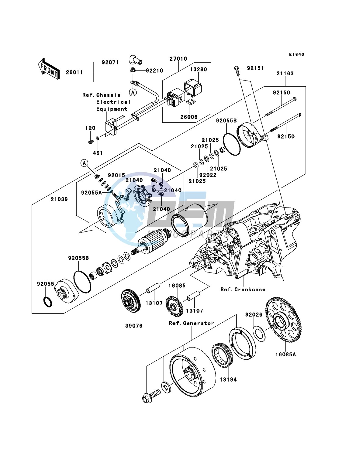 Starter Motor(-ER650AE046804)