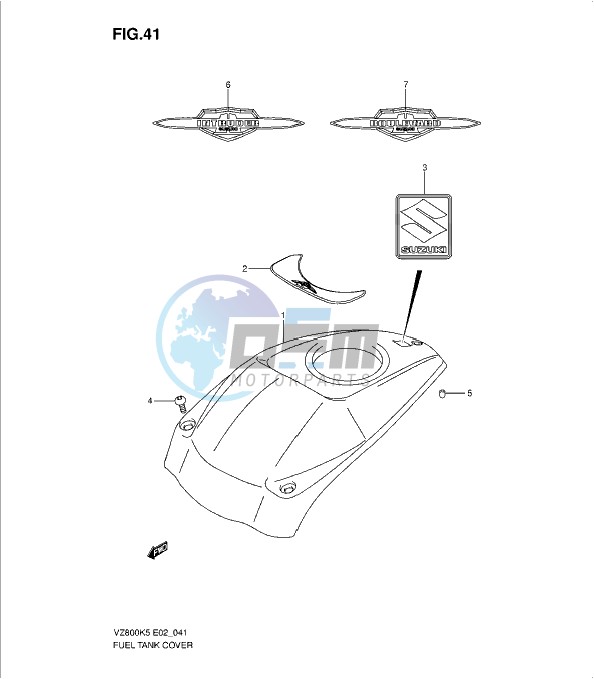 FUEL TANK COVER