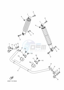 YFM700FWBD KODIAK 700 EPS (B5KN) drawing REAR SUSPENSION