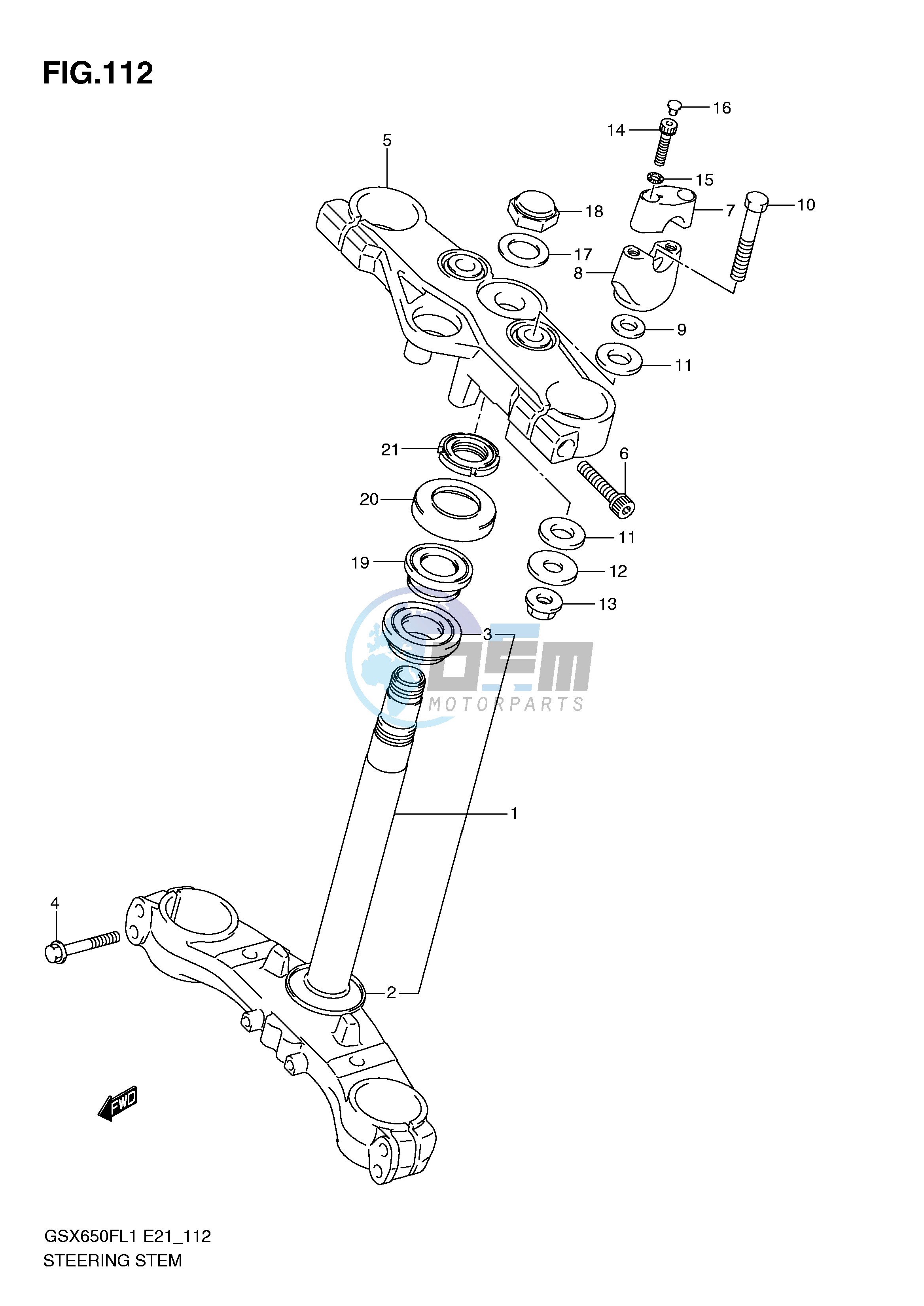 STEERING STEM (GSX650FL1 E24)