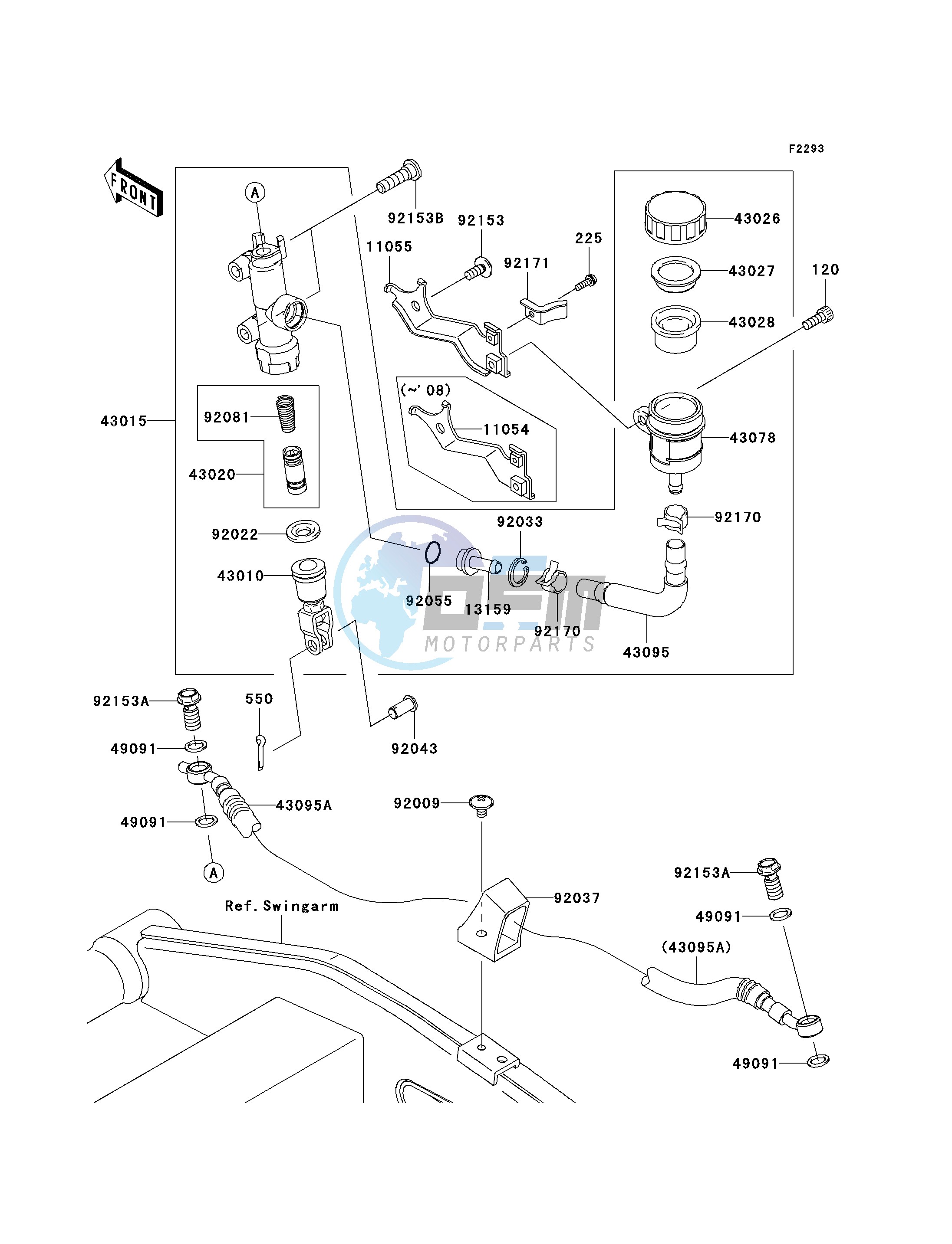 REAR MASTER CYLINDER