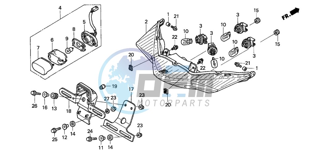 REAR COMBINATION LIGHT (E,ED,EK,F)